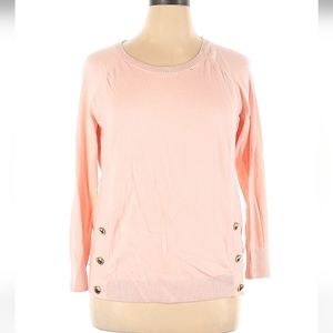 Talbots Womens Pale Pink Pullover Sweater